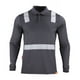 thumbnail image 2 of Polera Polo Manga Larga Reflectante Híbrida Cuello Piqué Gris Oscuro, 2 of 8