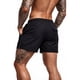 thumbnail image 2 of Short De Baño Negro Para Hombre, Estilo Dominante Negro Liso M, 2 of 2