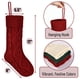 thumbnail image 3 of Medias navideñas Mr. Pen, 3 unidades, 45 cm, tejido con cable, rojo, crema y verde, 3 of 9