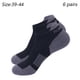 thumbnail image 2 of 6 pares de calcetines de algodón para hombre, de malla poco profunda, transpirables y absorbentes del sudor, para fitness y correr., 2 of 6