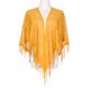 thumbnail image 2 of INSPIRA CHIC Chales y Envolturas para Vestidos de Noche, Bufandas Triangulares de Flecos de Encaje de Malla para Fiesta Formal de Boda 70.9"x27.6" Amarillo Jengibre, 2 of 5