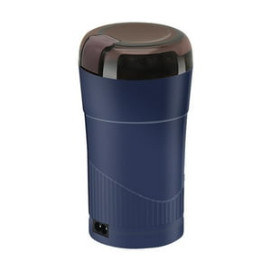 Veat00L - Trituradora Eléctrica De Granos De Café, Trituradora De Hierbas Con Cuchillas De Acero Inoxidable, Interruptor De Presión, Compacta Y Portátil, Para Uso Doméstico, Cocina, Oficina
