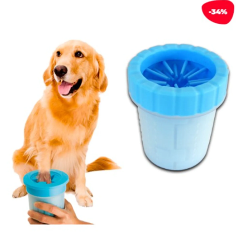 Genérico - Limpiador De Patas Para Mascota Silicona 9X11X7Cm