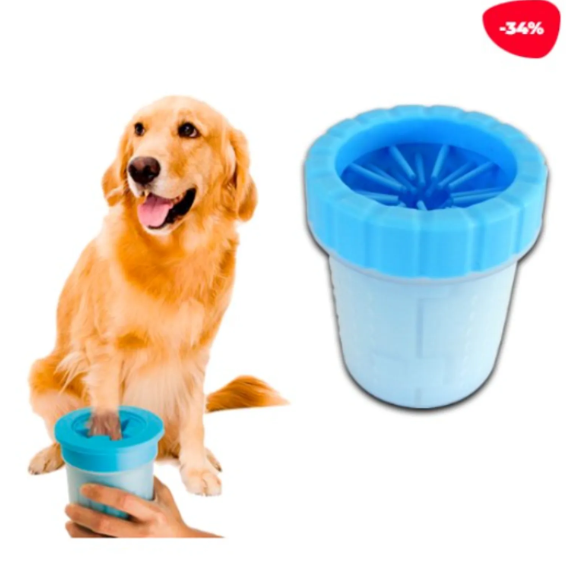 Genérico - Limpiador De Patas Para Mascota Silicona 9X11X7Cm