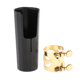 thumbnail image 1 of Tapa De Tapa De Boquilla De Saxofón Tenor Y Abrazadera De Cobre Chapada En Oro, 1 of 5