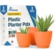 thumbnail image 1 of Macetas Lifemaster de 3 piezas, amarillas, apilables, para interior y exterior, 1 of 7