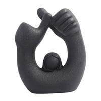 Bothyi - Florero De Cerámica, Jardineras, Maceta, Boda, Hogar, Interior, Negro