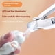 thumbnail image 3 of Molina de uñas para perros y gatos - Trimmers de uñas de perro y gato 2in1 Molina de uñas eléctrica de perro súper silenciosa y de baja vibración - pantalla led Clippers de uñas de perro par, 3 of 3
