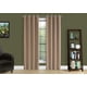 thumbnail image 2 of Panel de Cortina Monarch Specialties I Blackout 95"H Marrón x2, 2 of 6