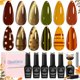 thumbnail image 1 of Set Otoñal de Gel de Uñas Beetles – 6 colores – 7,5 ml, 1 of 9