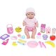 thumbnail image 1 of Baby Doll JC Toys La Newborn Nursery de 12 pulgadas con juego de 25 piezas, 1 of 5