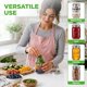 thumbnail image 3 of Tarros Mason NutriChef 4 piezas 473 mL de vidrio grueso y hermético, 3 of 8