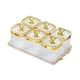 thumbnail image 3 of Caja De Almacenamiento De Alimentos Dividida Con Plato De Frutos Secos Para Comedor, Sala De Estar, Fiesta, Transparente, 3 of 5