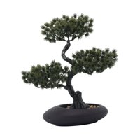 Bothyi - Pino Artificial De Bienvenida En Maceta, Realista, Para Cocina, Comedor, Ligero, Verde Oscuro