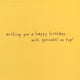 thumbnail image 3 of Tarjeta de Cumpleaños Hallmark 13 cm x 18 cm Sprinkles, 3 of 6