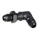thumbnail image 1 of Adaptador De Conexión Giratoria De 90 Grados Para Conector De Combustible De Mamparo, AN6 A AN6, Color Negro, 1 of 5