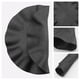 thumbnail image 5 of REGALWOVEN Juego de 6 Manteles Individuales de Estilo Rústico con Borde Ondulado para Decoración de Mesa de Comedor Interior y Exterior Lavable Negro 15 pulgadas, 5 of 6