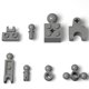 thumbnail image 2 of Piezas de construcción Ajuzolu 100 piezas articulación esférica clásica gris, 2 of 3