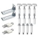 thumbnail image 2 of Kit De Herrajes Para Puertas Plegables, 16 Uds., Piezas De Repuesto Para Reparación De Herrajes Para Puertas Plegables, 2 of 5