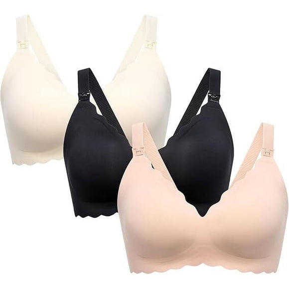 Sostén Momcozy De Lactancia Sin Costuras Con Soporte Jelly Strip