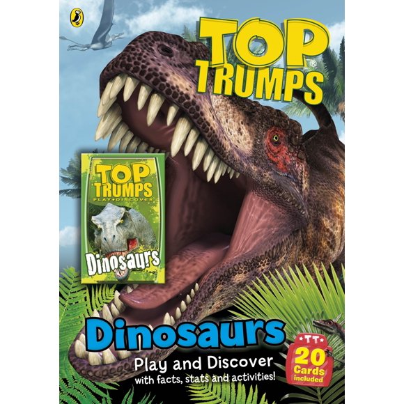 Juego de cartas Ladybird Top Trumps Dinosaurios 20 cartas