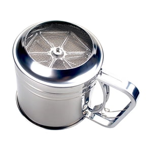 Bothyi - Tamiz De Harina Manual De Mano, Malla Fina, Taza Tamiz De Cocina Para Hornear Pasteles