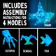 thumbnail image 3 of Puzle artesanal Thames & Kosmos Creatto Shimmer Shark & Ocean Pals, 3 of 6