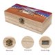 thumbnail image 3 of Dumbo Caja Organizadora de Madera Rústica - Caja Decorativa Multifuncional para Escritorio, Hogar, Oficina, Joyas y Manualidades, 3 of 6