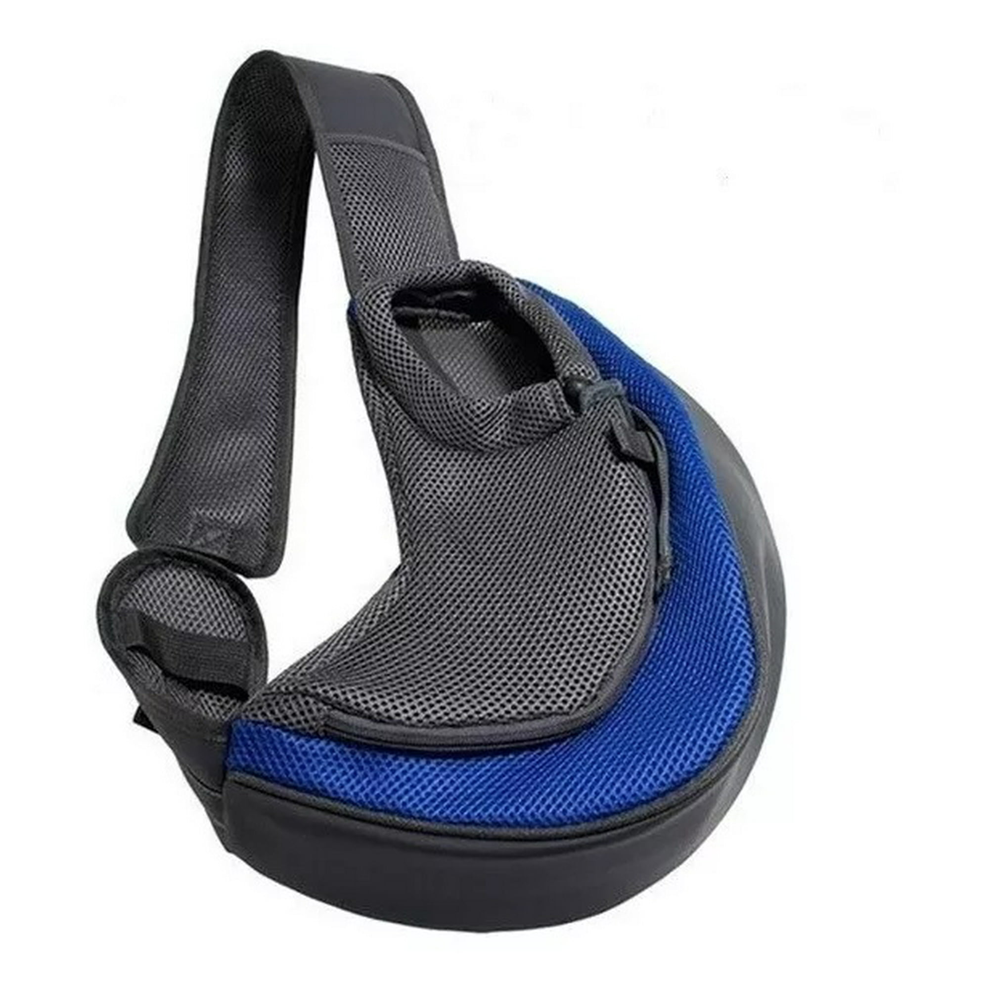 Defensor Forever - Bolso Banano Transportador Para Mascotas Gatos Y Perros Azul