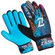 thumbnail image 1 of Guantes de portero ZASH talla 5 (9‑12 años) azul cian 4 mm látex, 1 of 6