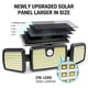 thumbnail image 2 of Luces solares MIHANI de 3 cabezales con sensor de movimiento para exteriores, 2 of 8