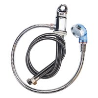 Ioensy - Juego De Grifos De Champú De Salón Cabezal De Ducha De Grifo De Lavado De Cabello Para Salón Spa 60 Cm