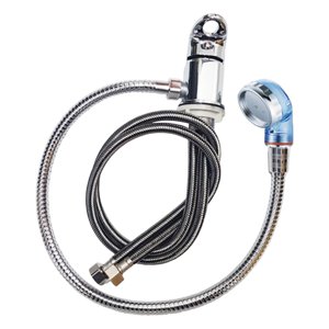 Ioensy - Juego De Grifos De Champú De Salón Cabezal De Ducha De Grifo De Lavado De Cabello Para Salón Spa 60 Cm