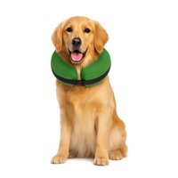 Genérico - Collar Inflable L (33-45 Cm) Recuperación Perros Blanco L