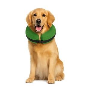 Genérico - Collar Inflable L (33-45 Cm) Recuperación Perros Blanco L
