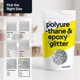 thumbnail image 2 of Brillantina Hemway Plata 100 g Super Gruesa para Resina, 2 of 8