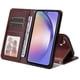 thumbnail image 2 of Funda Billetera para Samsung Galaxy M54 5G con Porta Tarjetas y Soporte Ajustable Marrón, 2 of 5