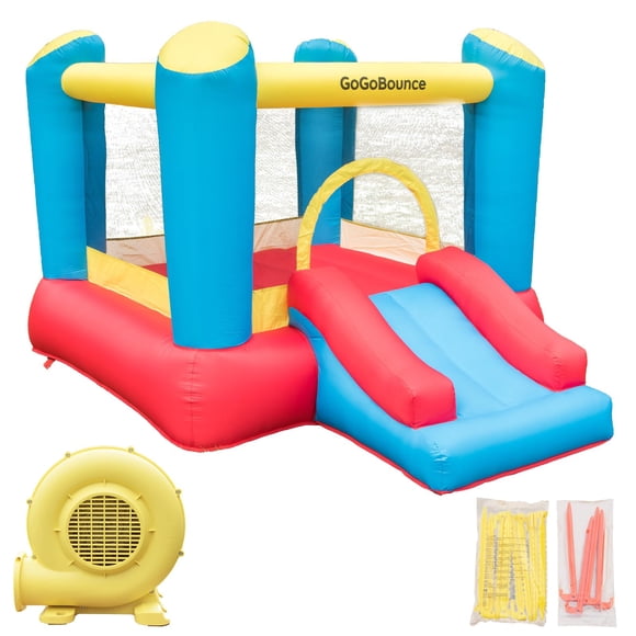 Castillo inflable GoGoBounce con tobogán de agua