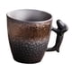 thumbnail image 3 of Tazas De Café De Cerámica, Vasos De 86ml, Taza De Chocolate Caliente Para El Hogar, Boda, Oficina, Dorado Y Negro, 3 of 3
