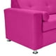 thumbnail image 3 of Sofa Vivo 3C Felpa 12 Fucsia, 3 of 5