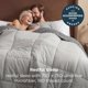 thumbnail image 5 of Edredón Bedsure Twin XL 173x224 cm Gris Claro, 5 of 9
