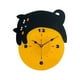thumbnail image 1 of Reloj Análogo Gato Moderno Negro, 1 of 2