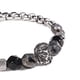 thumbnail image 3 of BRAZALETE UNISEX GINO RODINIS B536 | Negro/Plateado, 3 of 3