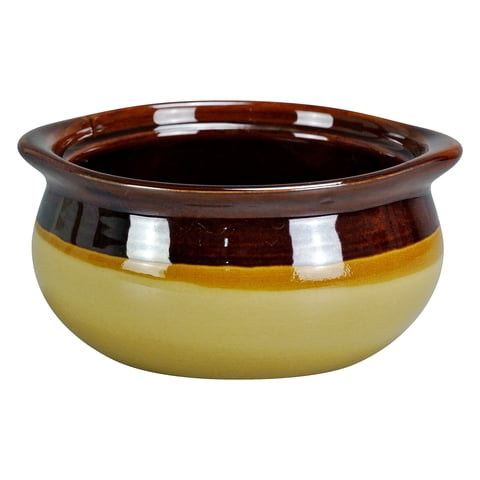 Soup Crock Yanco Os-12-C, Dos Tonos, Marrón Chino, 350 Ml, Paquete De 24