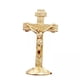 thumbnail image 1 of 2x Cruz De Escritorio, Crucifijo Decorativo Para Sala De Estar, Regalo Significativo, Cruz De Pie Dorada, 1 of 1