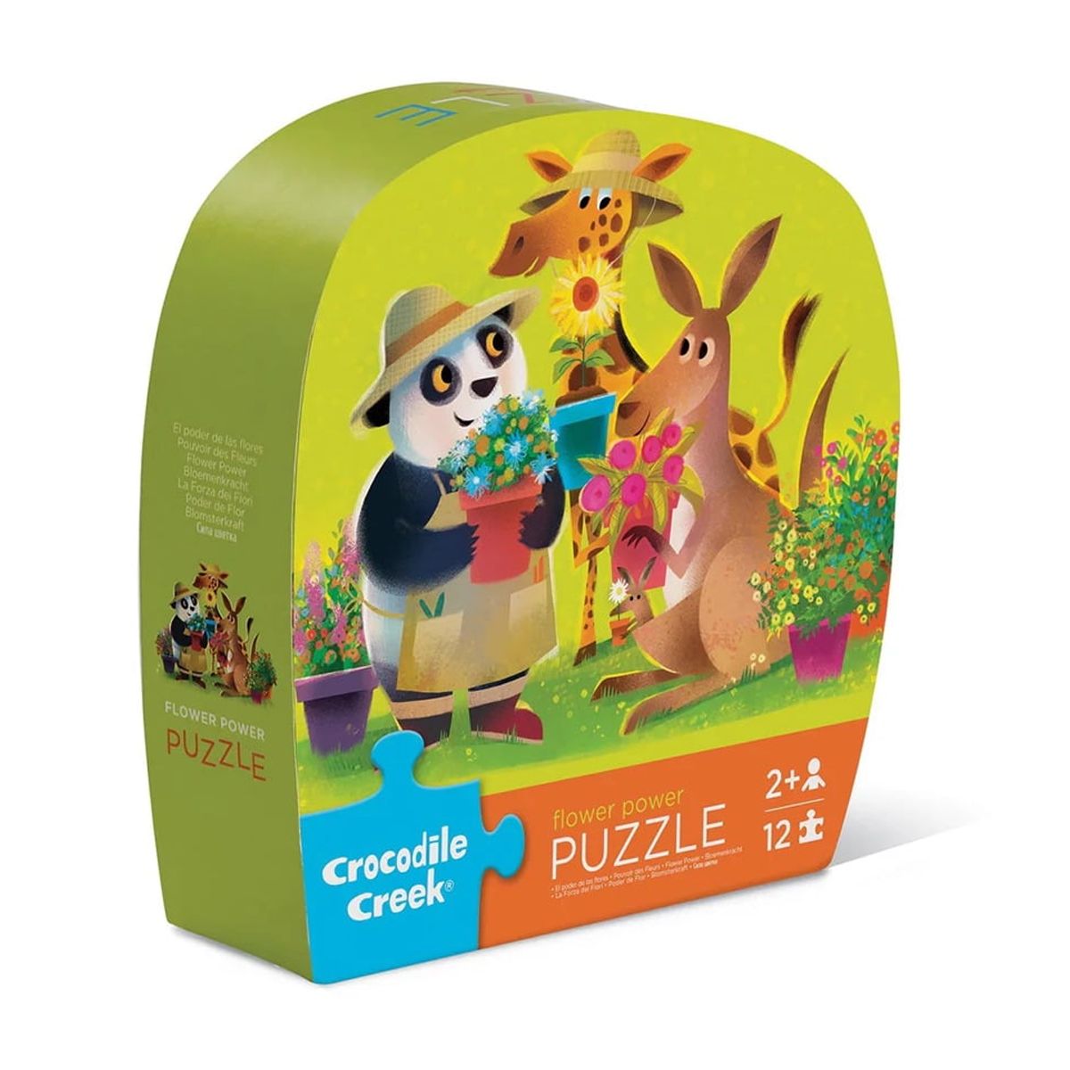 Mini Puzzle Poder De Las Flores 12Pcs Crocodile Creek