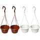 thumbnail image 1 of macetas colgantes de plástico con cadena, soporte redondo para cercas, barandillas, macetas de pared, contenedores para plantas de interior y exterior, decoración para el hogar, jardín y balcón. 4 mac, 1 of 7