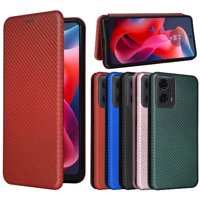 Funda Flip Para Foxdock Motorola Moto G04/G24 - Funda Magnética De Negocios, Funda Protectora Delgada