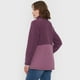 thumbnail image 2 of Chaqueta Muler Polar Aplicación Quilt Morado Corona, 2 of 5