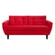 thumbnail image 1 of Sofa Bote 3c Felpa 00 Rojo, 1 of 6